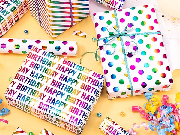 WRAPAHOLIC Birthday Wrapping Paper