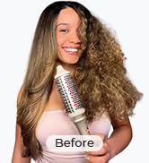 TYMO Infrared STYLUX Thermal Brush, Heated Round Brush for Blow Out, 1.7"