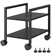 HOOBRO PC Stand, 2-Tier PC Tower Stand Fits Most Computer Towers, CPU Holder for Floor, Height Ad...