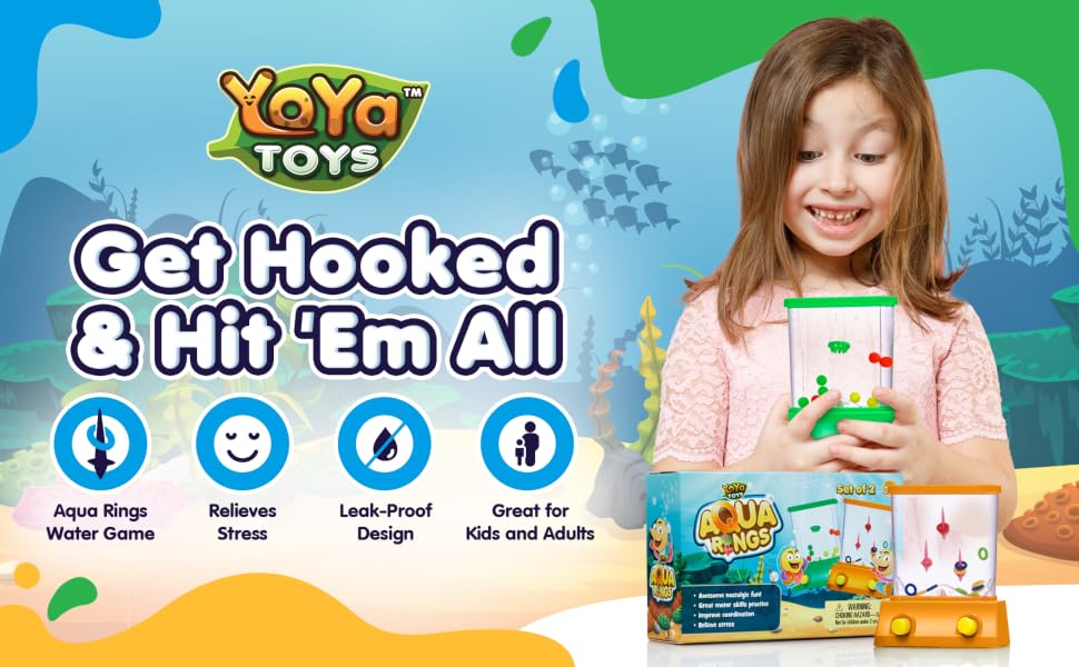 handheld water game hand held kids pinball ring toss fresh fish mini arcade twister ages savers sea