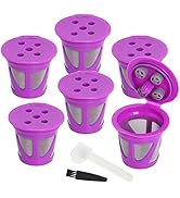6 Reusable Coffee Filter Compatible with K-Cup Keurig Supreme and K Supreme Plus Coffee Makers,Re...