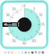 TWENTY5 SEVEN Countdown Timer 7.5 inch; 60 Minute 1 Hour Visual Timer – Classroom Teaching Tool O...