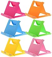 Cell Phone Stand, 6 Pack Tablet Stand Adjustable, Universal Foldable Multi-Angle Pocket Phone Sta...