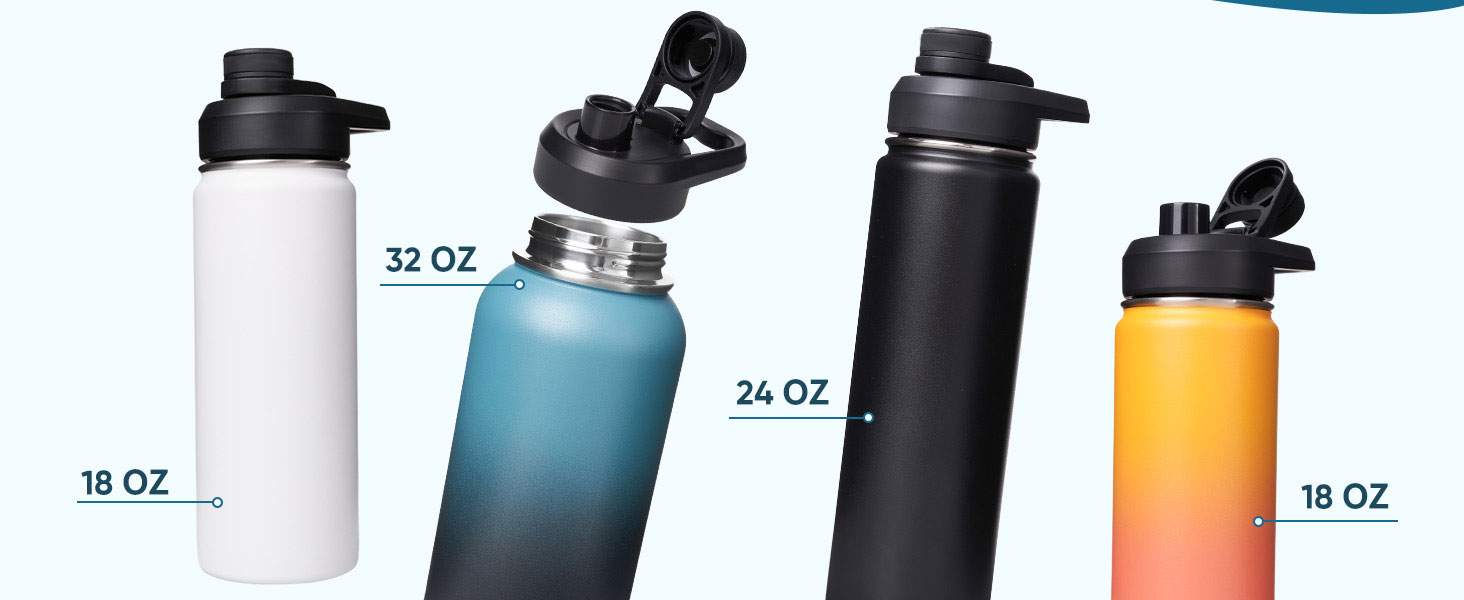 Insulated water bottle details