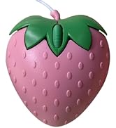 GUGUELEC Strawberry Shape Wired Mouse
