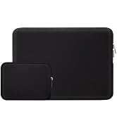 RAINYEAR 14 Inch Laptop Sleeve Case Protective Soft Padded Zipper Cover Carrying Computer Bag wit...