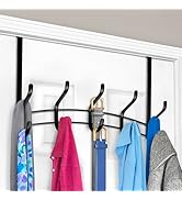 LYNK Professional Home Over The Door Hooks - 10 Hook Over The Door Hanger - Over Door Coat Rack...
