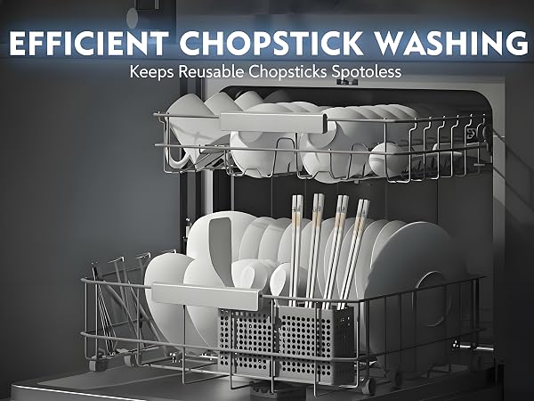 Premium Reusable titanium Chopsticks Set Experience Authentic Asian Cuisine at Home