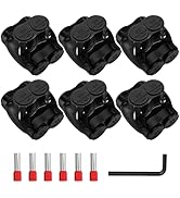 Joinfworld 2 Port Insulated Multi Tap Connector 3/0-6 Gauge Wire Connectors Aluminum to Copper Wi...