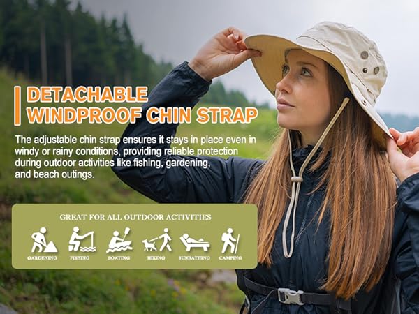 detachable windproof chin strap
