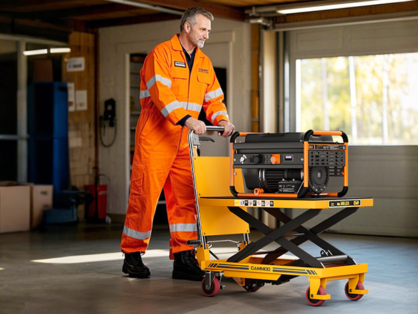 hydraulic lift table cart