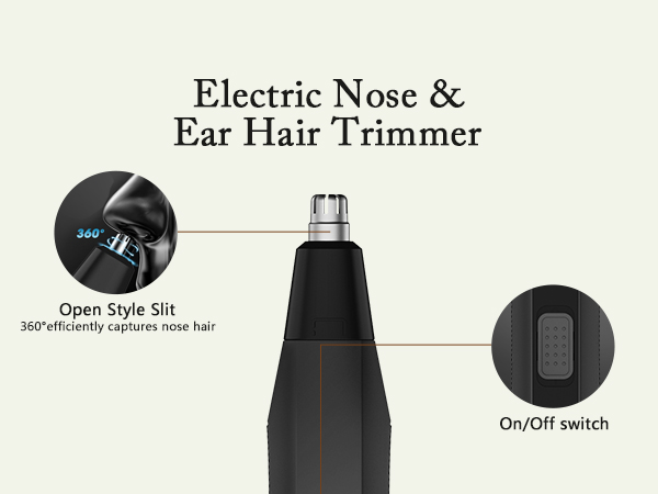 ear and nose hair trimmer for men