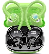 Wireless Earbuds Bluetooth 5.3 Headphones Sport, 2024 Wireless Earphones with Earhooks, HiFi Ster...
