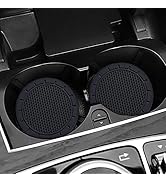 VAGURFO 4 Pieces Car Cup Holder Coaster,Cup Holder Insert Coaster Silicone Pads Anti-Slip Cup Coa...