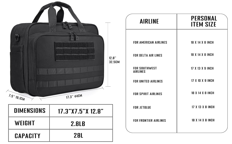 Tactical Messenger Laptop Bag for travel
