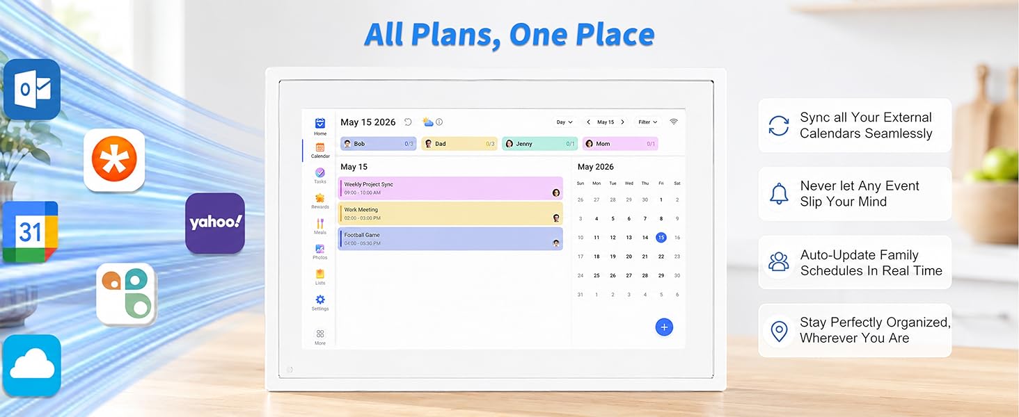 Kitchen Command Center And Meal Planner