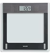 Taylor Electronic Glass Talking Bathroom Scale, 440 Lb. Capacity