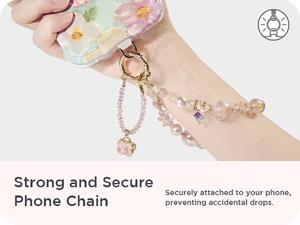pink phone charm