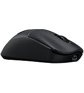 ATTACK SHARK F1 Air Wireless Gaming Mouse, Grip Tape - Black | 39g Ultra Lightweight, PAW3955MAX,...