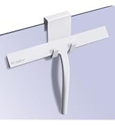 Shower Squeegee with Silicone Hook, 11" Inch Width All Purpose Squeegee Wiper for Shower Glass Do...