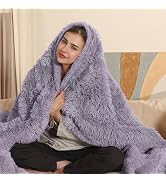 COZYTY Heated Blanket Throw Electric Throw Blanket, 5 Heating Levels & 4 Hours Auto Off, Super Co...