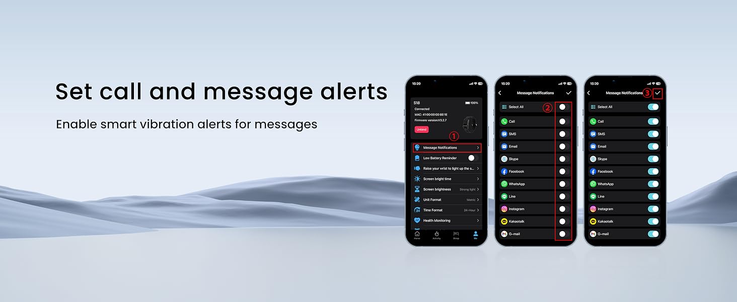 How to Set Up Message and Call Alerts