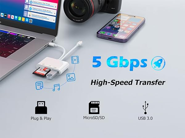 5-in-1 card reader