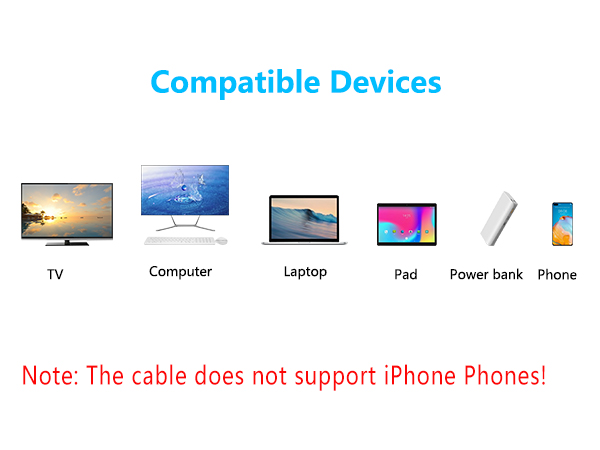 Short USB Type C Soft Data Cable