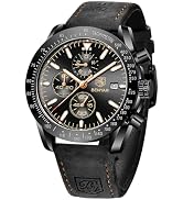 BENYAR Mens Watches Quartz Analog Chronograph Waterproof Wrist Watches for Men Fashion Business W...