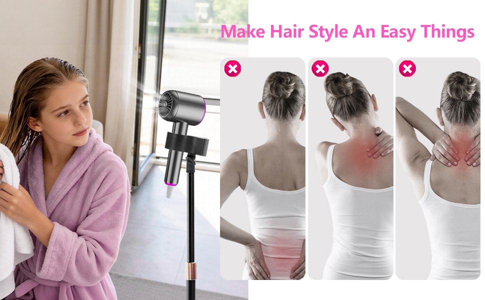 Hair Dryer Stand Holder