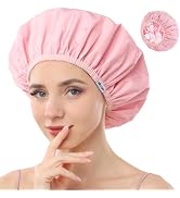 Years calm Shower Caps for Women Reusable Waterproof Double Layer Hair Cap | Both Sides Usable, R...