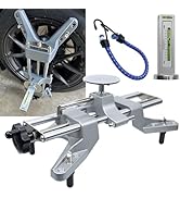 RULLINE Wheel Clamp & Magnetic Adapter 3PCS Wheel Alignment Tool for Precise Camber Caster Gauges...