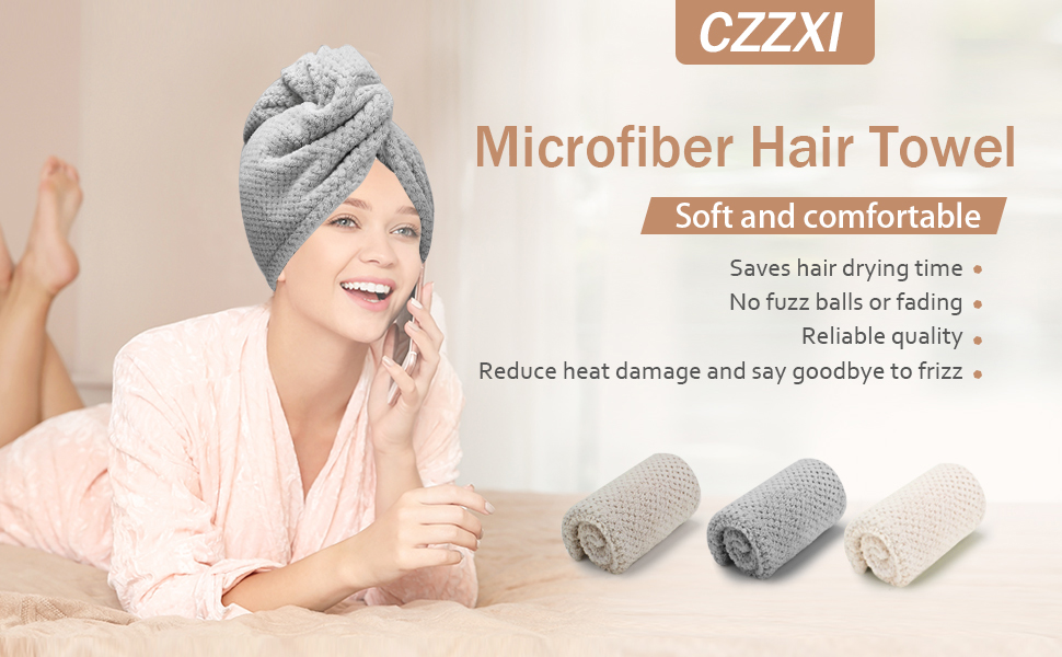Microfiber Hair Towel