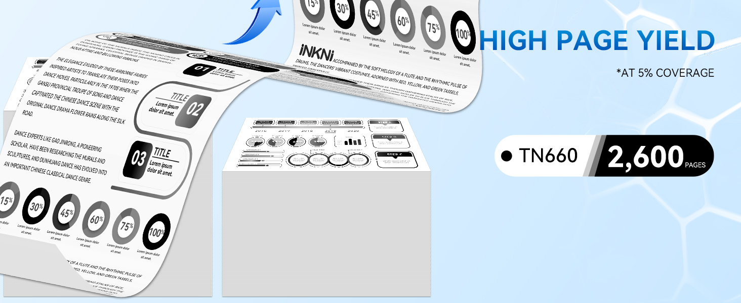 Massive Page Yield & Savings: Each cartridge prints approximately 2,600 pages.