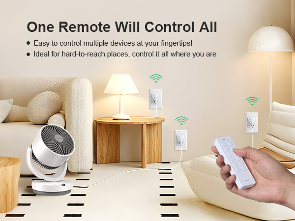 outlet with remote
