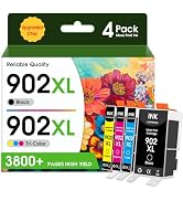 INKMATE 902XL Ink Cartridges Replacement for HP 920XL HP902 Ink Cartridges Combo Pack Compatible ...