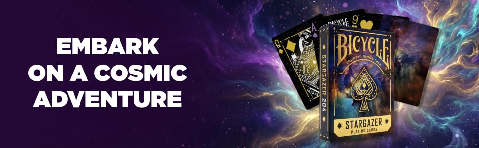 Stargazer Astronomy Cosmic Unique Playing Card Deck