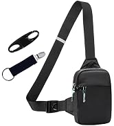 Vpoofree Mini Sling Bag for Men Crossbody,Small Chest Bag Casual Trendy Waterproof Lightweight Ph...