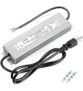 LLTOP LED Driver 100 Watts Waterproof IP67 Power Supply AC100-264V to 12V DC 8.3A Low Voltage Tra...