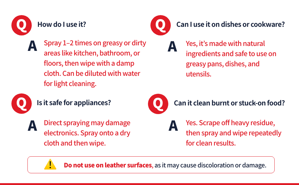 PureNest Multi Purpose Stain Cleaner FAQ