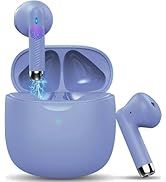 Wireless Earbuds, Bluetooth 5.3 Headphones Stereo Bass with Noise Cancelling Mic, Earbuds IP7 Wat...