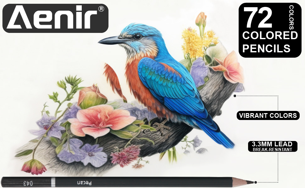 Colored Pencils for Adult Coloring Books