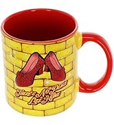 ICUP The Wizard of Oz Embossed Ceramic Mug 18oz – Yellow Brick Road & Ruby Slippers Design, Large...