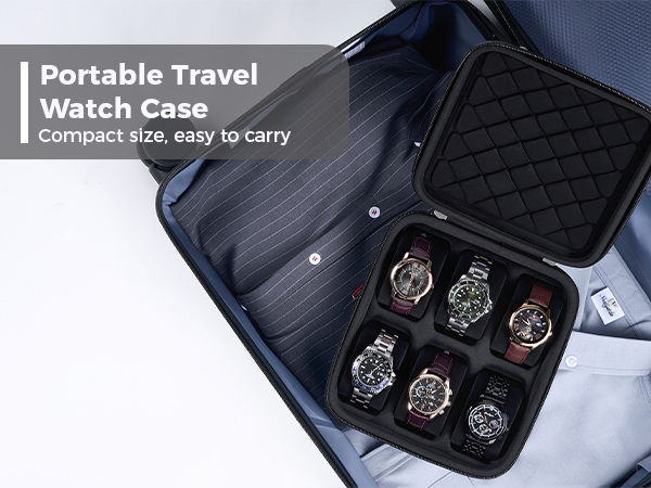 Portable Travel Watch Case