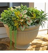 GTIDEA 17 Bundles Outdoor Artificial Plants UV Resistant Fake Greenery Stems Faux Shrubs for Indo...