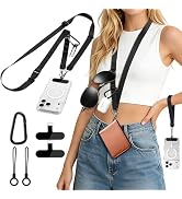 CACOE Multifunctional Cell Phone Lanyard - 3-in-1 Detachable Adjustable Crossbody Strap & Neck La...
