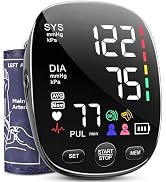 AILE Blood Pressure Monitor for Home Use, Automatic Upper Arm Blood Pressure Monitor - Skin-Frien...