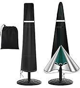 Patio Umbrella Cover Outdoor Umbrella Cover Waterproof Durable 420D Polyester Fabric Patio Paraso...