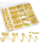 KURUI Picture Hangers, 385Pcs Picture Hanging Kit with Heavy Duty Picture Hanging Hooks, Sawtooth...