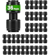 Landtouch 36 Pack Drip Irrigation Parts, Quick Connect 1/4" Straight Couplings for Garden & Farm ...